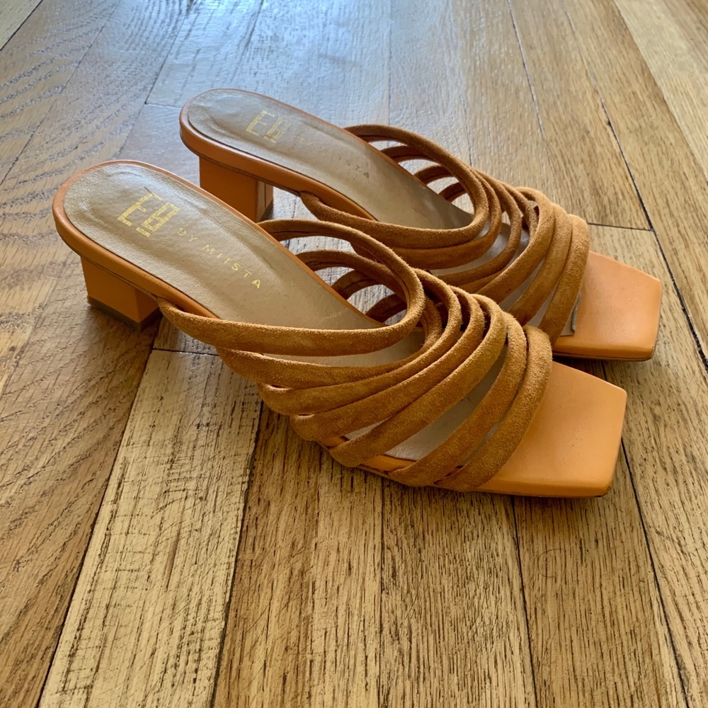 Suede Sandal Heel